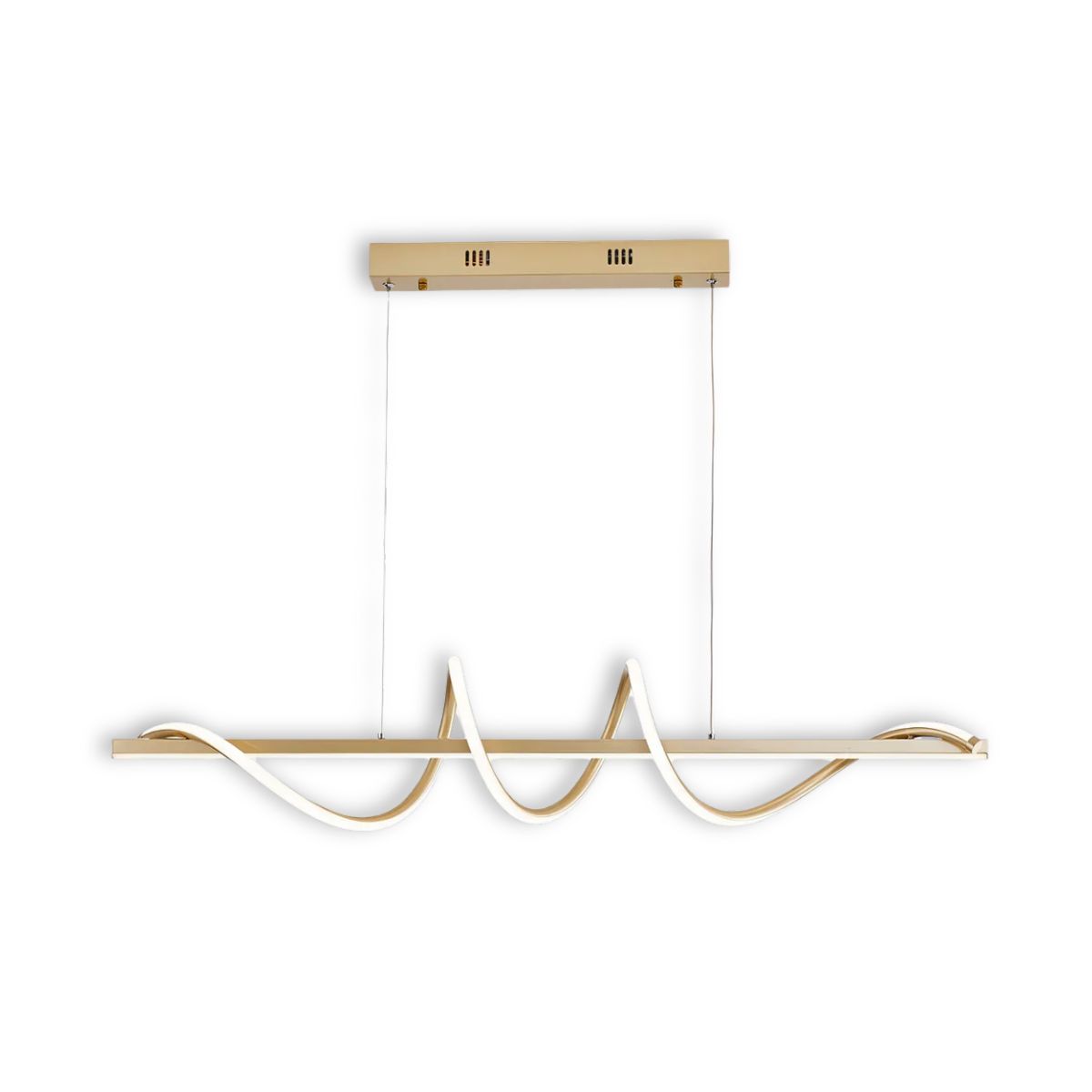 Lustre Espiral Dourado110V/220V Modelo A002-1000