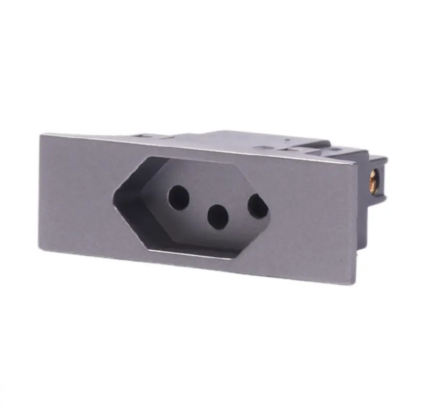 Tomada 110w Linha MelodyPro Preto e Cinza