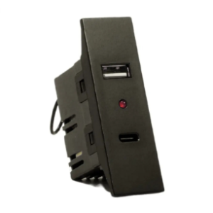 Módulo Usb Linha MelodyPro Preto e Cinza