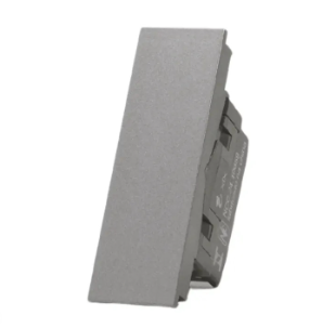 Interruptor Linha MelodyPro Preto e Cinza