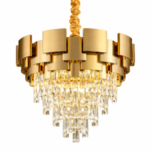 Lustre 1423 GOLD Cristal K9 40 e 50cm