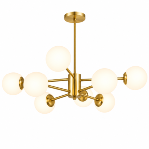 Lustre 618 COBRE 6, 8 E 12 Lâmpadas