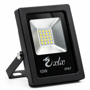 Refletor Led 10W Slim Branco Quente